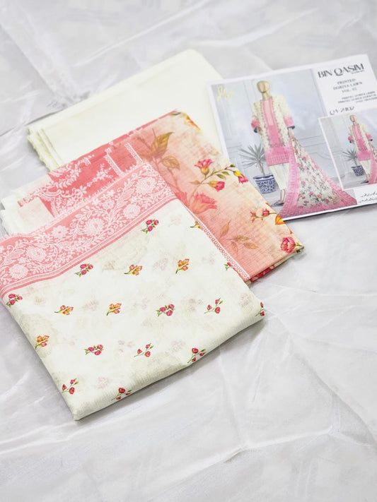 Doria Printed Lawn 2025 New Edition 3 Piece Unstitched Suite